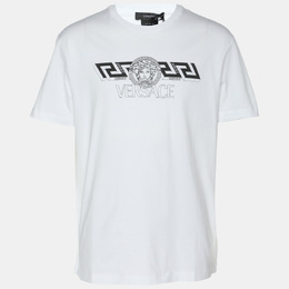 Versace: Белая футболка 