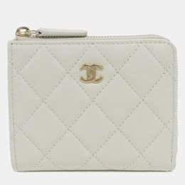 Chanel: Белый кошелёк 