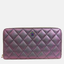 Chanel: Фиолетовый кошелёк 