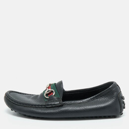 Gucci: Чёрные лоферы  Horsebit