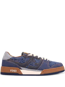 FENDI: Голубые кроссовки  FF