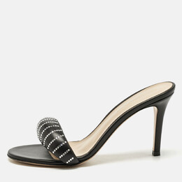 Gianvito Rossi: Чёрные сандалии  Bijoux