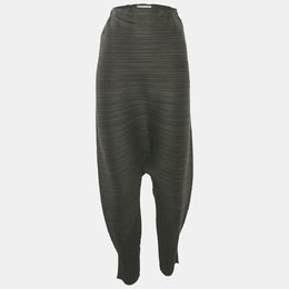 Pleats Please By Issey Miyake: Зелёные брюки 