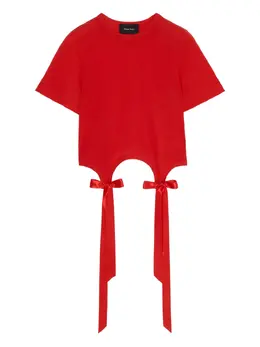 Simone Rocha: Футболка с бантом 