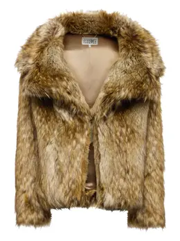 MM6 Maison Margiela: Шуба из искусственного меха 