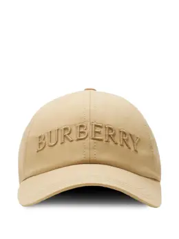 Burberry: Бежевая кепка 