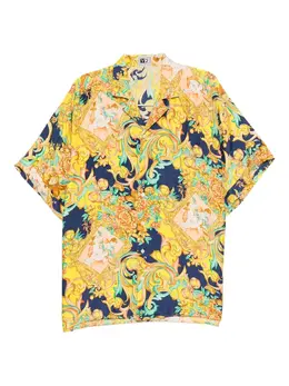 Versace Pre-Owned: Рубашка с коротким рукавом 