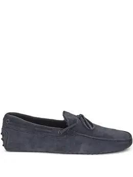 Tod's: Синие туфли  Gommino