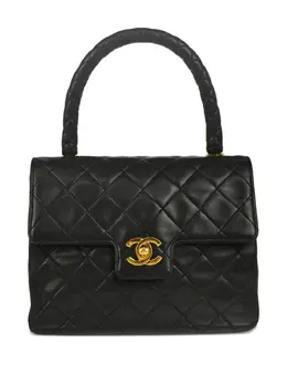 CHANEL Pre-Owned: Чёрная сумка 