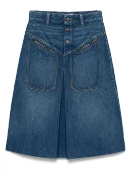Chloé: Джинсовая юбка 