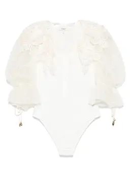Chloé: Белый боди 