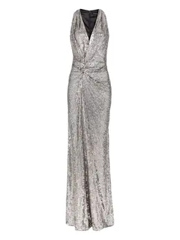Jenny Packham: Платье с v-образным вырезом 