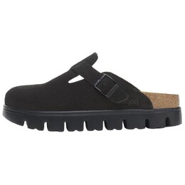 Birkenstock: Чёрные сабо 