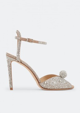 Jimmy Choo: Бежевые сандалии  Sacora 100