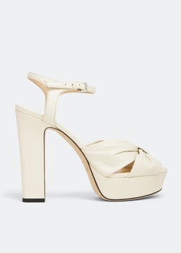 Jimmy Choo: Белые сандалии 