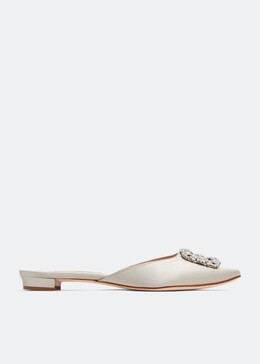 Manolo Blahnik: Серые сабо 