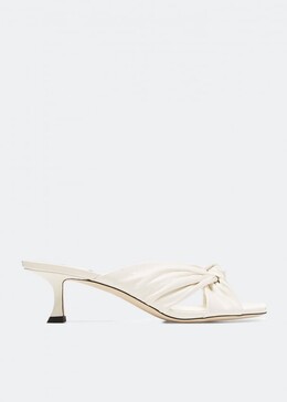 Jimmy Choo: Белые сабо 