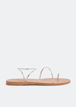Ancient Greek Sandals: Серебристые сандалии 