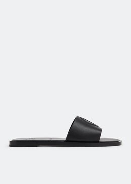 Christian Louboutin: Чёрные сабо 