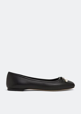 Jimmy Choo: Чёрные балетки 