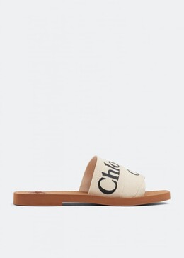 Chloé: Белые сандалии  Woody