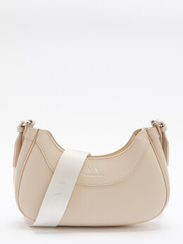 Armani Exchange: Бежевая сумка 
