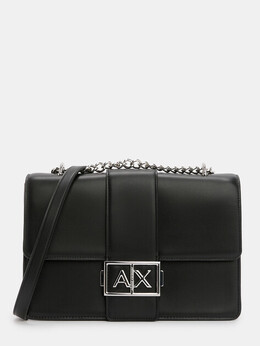 Armani Exchange: Чёрная сумка 
