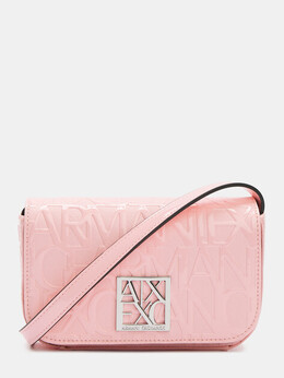 Armani Exchange: Светлая сумка 