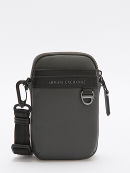 Armani Exchange: Серая сумка 