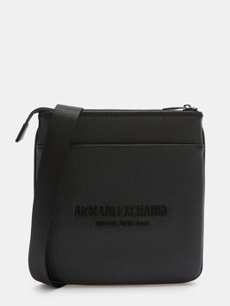 Armani Exchange: Чёрная сумка 
