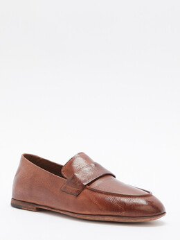 Officine Creative: Коричневые лоферы 