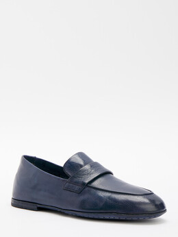 Officine Creative: Синие лоферы 