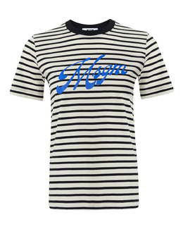 MSGM: Белая футболка 