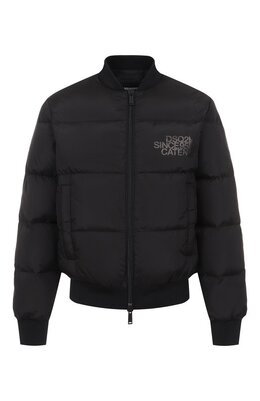 Dsquared2: Чёрный пуховик 