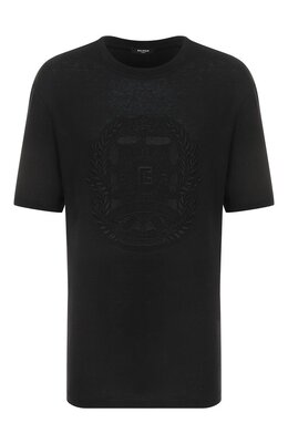 Balmain: Льняная футболка 