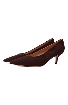 Gianvito Rossi: Коричневые туфли 