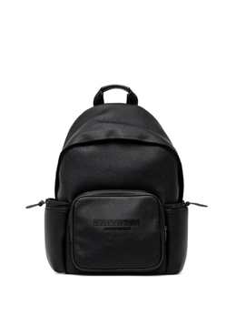 Armani Exchange: Чёрный рюкзак 