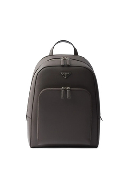 Prada: Серый рюкзак 