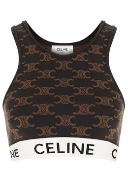 CELINE: Топ с принтом 
