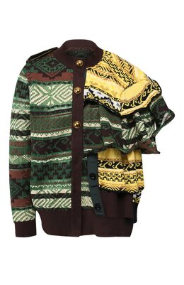 Sacai: Хлопковый кардиган 