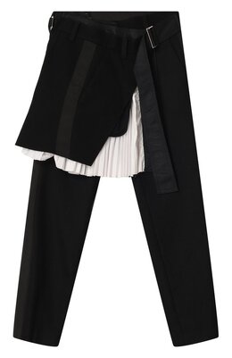 Sacai: Брюки из шерсти 