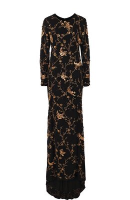 Naeem Khan: Шёлковое платье 