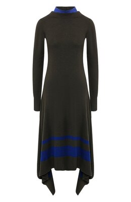 Sacai: Платье из шерсти 