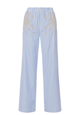 ELISABETTA FRANCHI: Голубые брюки 