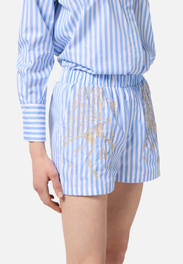 ELISABETTA FRANCHI: Голубые шорты 
