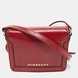 Burberry: Красная сумка через плечо 