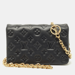 Louis Vuitton: Чёрная сумка  Pochette