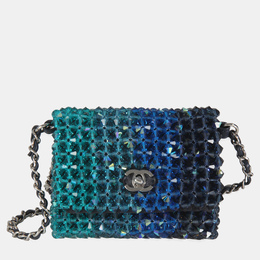 Chanel: Голубой клатч 