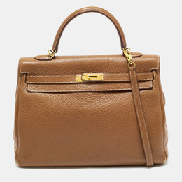 Hermes: Коричневая сумка  Kelly