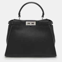 Fendi: Чёрная сумка на руку  Selleria